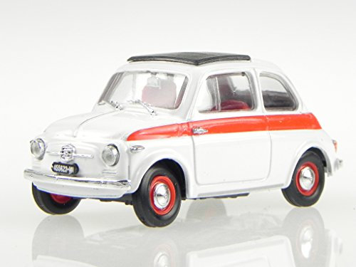 Fiat 500 Sport 1959 weiss T.A. Modellauto Brumm 1:43 made in italy