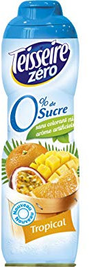 Teisseire Sirop 0% de Sucre Tropical, 600ml