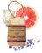 Wildflower Wisp Soap On A Rope, Handcrafted Vegan Soap, Nourishing Bathing Cleansers for All Skin Types, Zero Waste Travel Soap with Cocoa Butter and Almond Oil, 100g - The Natural Spa
