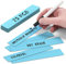 2DOBOARD Balken Magnete Wiederbeschreibbar - 15 x 2,5 cm Blau - 25 Stück - für Magnettafeln, Kühlschränke, Plantafeln und Whiteboards (Blau)