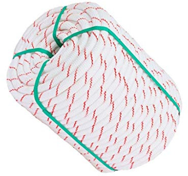 ZHWNGXO Corde de sécurité, 10 mm Escalade Corde Tissage Robuste et Durable Tissage Double Couche for Camping en Plein air (Size : 100m)