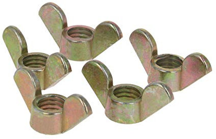 MroMax M8 Ali Dadi Zinco Placcato Elementi Di Fissaggio Parti Hurrican Viti Piatti Farfalla Dado Colore Zinco 20pcs