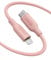 Anker PowerLine III Flow, USB C to Lightning Cable for iPhone 13 13 Pro 12 11 X XS XR 8 Plus [MFi Certified, 6ft, Coral Pink] Supports Power Delivery, Silicone Cable (Charger Not Included)