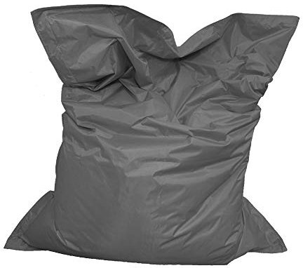 Lazy Place XXL Sitzsack Outdoor und Indoor, abwaschbar, wasserfest, mit Innensack (dunkelgrau)