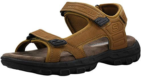 Skechers Men's Louden Sandal, Desert, 12 M US