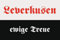 U24 Fahne Flagge Leverkusen ewige Treue Bootsflagge Premiumqualität 20 x 30 cm