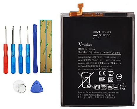 Vvsialeek EB-BA715ABY Batterie de rechange compatible avec Samsung Galaxy A71 SM-A715F SM-A7160 avec kit d'outils gratuit