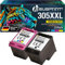 Bubprint 2 Kompatible Druckerpatronen als Ersatz für HP 305 XXL für DeskJet 2710 2720 2721 2722 2724 2700 Plus 4110 4120 4120e 4130 4100 Envy 6010 6020 6022 6030 6032 Pro 6420 6430 Schwarz & Color