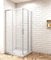 Acezanble 80x80cm Duschkabine Dusche Duschabtrennung Schiebetür H185cm