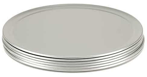 Teglia per pizza rotonda, in alluminio, 6 pezzi, Ø 330 mm