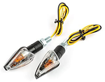 Blinker Mini Cap schwarz / weiß