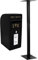 Royal Mail Post Box with Floor Stand ER Cast Iron Wall Mounted Wedding Authentic Pillar Replica Lockable Post Office Letter Box Black