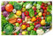 islandburner XXL Bild Poster Sortiment Von Frischem Obst Und Gemüse Küchenbild Premium Bilder Fotodruck