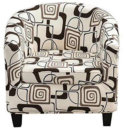 Meigeh Sesselbezug Schonbezug für Wannensessel 2-teiliger Sesselbezug Sesselhusse mit Kissenbezug für Tullsta Sesselüberwurf Cocktailsessel Schonbezüge