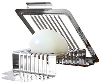 Eierschneider für hartgekochte Eier, Eierschneider aus Edelstahl, Draht-Eierschneider, Hochleistungs-Eierschneider Küchenhelfer
