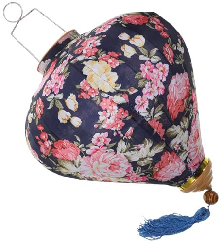 FONDOTIN Rote Laternen Anhänger Handgehaltene Papierlaterne Orientalische Chinesische Laterne Lampions Hoi An Seide Sushi-Laterne Chinesische Seidenlaterne Japanische Haushalt Stoff Neujahr