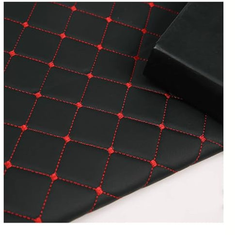 Gesteppter Schaumstoffstoff Kunstleder Vinyl PVC Ledergewebe Wasserdicht Automobil, Dachhimmel, Möbelpolster, DIY-Projekte, Kopfteile, Wohnkultur, Breite 140 cm (Größe: 1,4 x 1 m) (Farbe: Schwarz,
