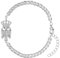d'origine Serbien Adler Wappenarmband, Serbisches Zirkonia Armband, Serbien Adler Kette, Serbischer Schmuck, Serbischer Wappenschmuck für Damen Silber