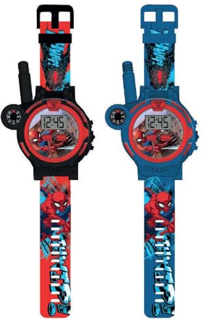 Kids Licensing Walkie Talkie Uhren Set, Spider-Man