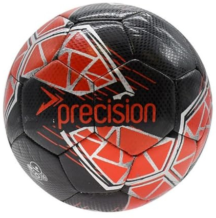 Precision Fusion Hochleistungs-Mini-Fußball, strapazierfähiges, maschinengenähtes TPU, 2 mm Eva-gefüttert, leicht, 160 g, Rot, offizieller Ball, Größe 1