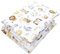 TupTam Kinder Gemusterte Bettdecken Set Ganzjahresdecke Bettdecke Kopfkissen Flachkissen 2tlg., Farbe: Tierkreiszeichen, Größe: 135x100 cm