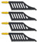 OTOTEC 4 lame per seghetto alternativo con gambo a T, 112 mm x 32 mm x 1,2 mm, compatibili con Dewalt, compatibili con Bosch, 11 TPI