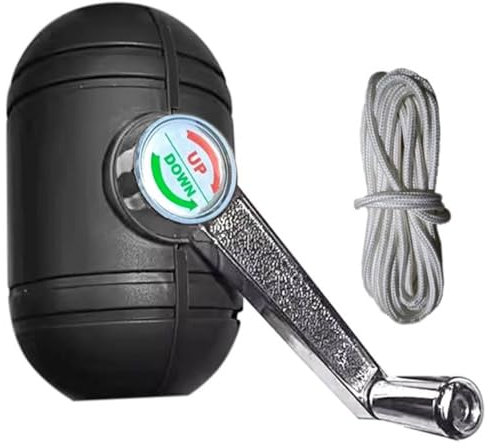 Manivelle de parasol de terrasse, diamètre poignées détachables, pièce de rechange, accessoire de parasol rotatif robuste pour parasol d'extérieur