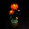 Kit luci per Lego Chrysanthemum (No Lego), set di illuminazione decorativa per Lego 10368 Icons Chrysanthemum Flower Décor