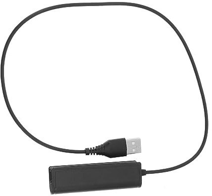 BELLIFFY 3pcs PC Adapter Cable Headphones Rj9 to USB Converter Female USB to Phone Adapter USB to Rj9 Cable Cables USB Cable Headset Adapter C Cable Adapter Converter Black Plastic