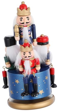 STOBAZA Xmas Rotating Music Box Ornament for Home Decoration for Christmas Unique Musical Box for Living Room Bedroom Garden Decor