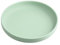 Amexo Gamelle Chat en Silicone Gamelle Chat Chien Antidérapante avec Ventouse Gamelle Plate pour Nourriture Sèche et Humide Universel Bol en Silicone pour Chiots Petits Animaux 20 X 20cm (Vert)
