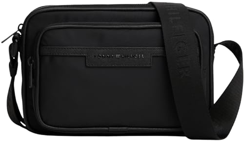 Tommy Hilfiger Men's TH REPREVE EW REPORTER AM0AM13468 Crossover, Black (Black), One Size