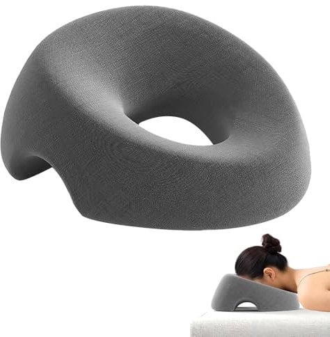 SKIKHN Massage-Gesichtswiegenkissen, Massagekissen für das Gesicht, Massagekissen für zu Hause, U-förmiges Massage Gesichtskissen aus Memorys-Schaum für den Schönheitssalon (B)