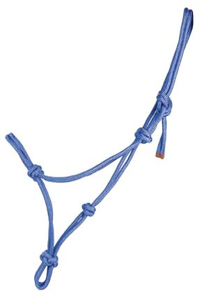 Hy Seil Knoten-Halfter (Einheitsgröße) (Leuchtendes Blau)
