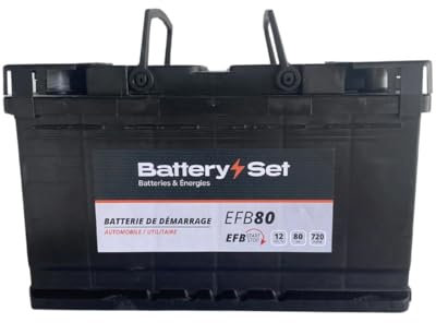 BATTERYSET BATTERIE AUTO BATTERYSET START STOP EFB80 12V 80AH 720A