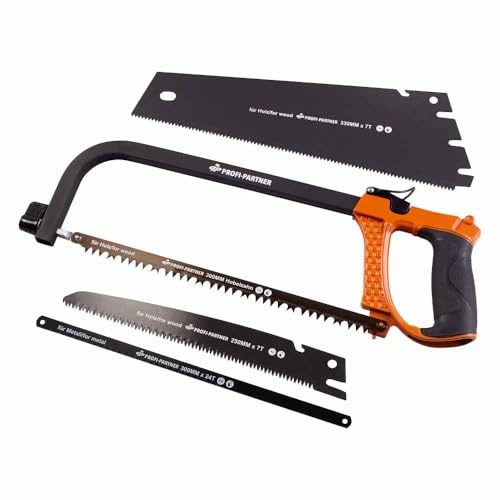 Profi-Partner 4in1 Multifunktions-Säge mit Schnellverschluss – Das komplette Säge-Set inkl. 4 Spezial-Sägeblättern für Holz, Kunststoff & Metall
