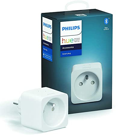 Philips Hue - Enchufe inteligente, Control remoto dispositivos, Ahorro de luz, Compatible con Alexa y Google Home