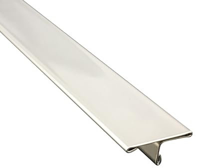 T-Profil Edelstahl Schiene Übergangsprofil V2A L250cm 25mm glänzend