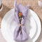 MLMW Lilafarbene Stoffservietten, Set mit 10 Sommerservietten, Leinen, waschbar, 41 x 41 cm, für Hochzeit, Party, Babyparty, Brautparty, Geburtstag, Tischdekorationen
