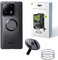 SP CONNECT Micro Stem Bundle | SPC+ | pour Xiaomi 13 Pro | Support de téléphone Portable pour Guidon de vélo | Support de Smartphone | Support de téléphone Portable