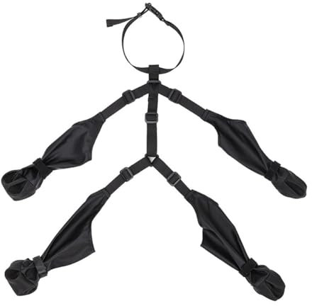 Misamo Hundeschuhe, Wasserdicht, Verstellbar, Hundestiefel, Regentag, für Haustiere, für SpaziergäNge im Freien, Weiche Pfoten der FranzöSischen Bulldogge, L