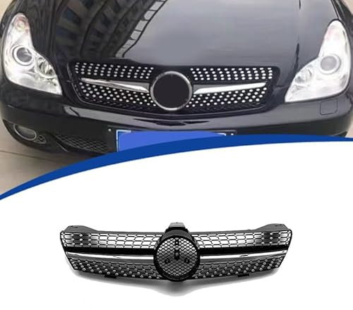 Auto Kühlergrill, Für Benz CLS Class W219 2005-2008 Frontstoßstange Haube Kühlergrill Grill, Autoteile Performance Grill