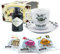 Hendrick's Scottish Gin Gift Set with Teacup, Saucer, 5cl Bottle Gin and 3 Tonic Fusion Sachets all packed in a lovely Gift Box by The Spice Specialist