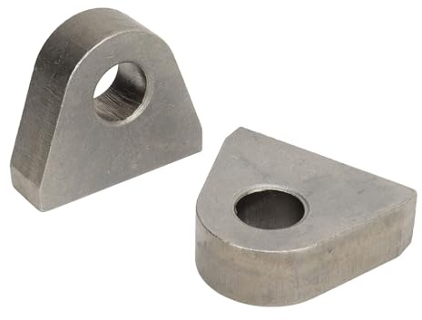 NINESHE 2 Stück Gabelkopf Schäkel Zum Anschweißen, 2,5 cm Dicker Stahl Zum Anschweißen, Gabelkopf Halterungen, D Ring Schäkelhalterung für LKW Anhänger, Hydraulische Traktorschaufel