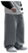 Jogginghose Kinder - Jungen Baggy Weite Cargohose Arbeitshose Cargo Low Waist Jeans Baumwolle Thermohose Gerades Bein Hippie Hose Autumn und Winter