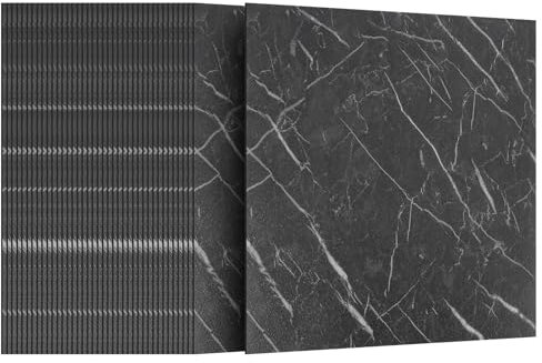 40pcs Vinyl Flooring, 30x30cm Peel & Stick Floor Tiles, Self Adhesive PVC Flooring Plank with Luxe Marble Effect, Floor Tiles Self Adhesive 1.5mm Thick Waterproof for Kitchen Office Home Floor Plank
