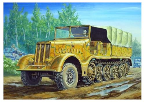Trumpeter 07203 Modellbausatz Sd.Kfz. 9 Famo 18 t Zugkraftwagen, Verschieden