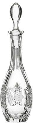 ARNSTADT KRISTALL Carafe à vin décorative en forme de raisin (37,3 cm) – Verre en cristal soufflé à la bouche – Poli à la main – Fabriqué à la main en Allemagne
