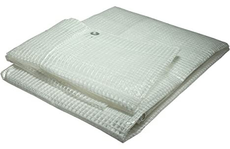 Bâche de jardin 170g/m² - bâche armée transparente 4x6 m en polyéthylène