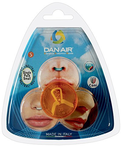 Anti Schnarch Nasendilatator, Schnarchstopper Mittel und für Sport - Geprüft vom Italienischen Olympischen Komitee - Made in Italy - 1 SMALL
